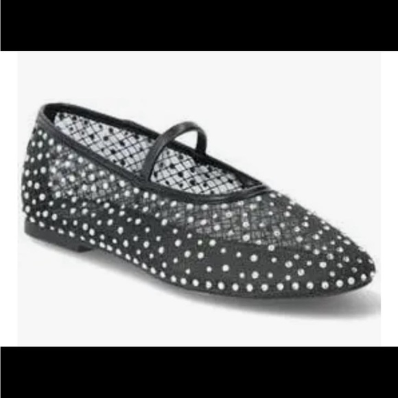 Madden NYC Women’s Mesh Ballet Flats with Rhinestones NWT 9 - Picture 2 of 9